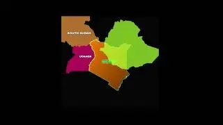 Can You Guess All Neighbors of Kenya? 🗺️ #MapQuiz #Geography #Trivia #WorldMaps #Puzzle #Landmarks