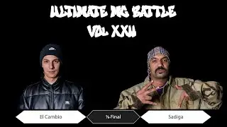 El Cambio vs. Sadiga | 1/8-Final  | Ultimate MC Battle XXII