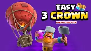 Lumberloon deck  #clashroyale