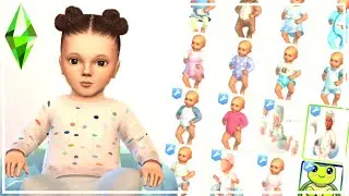 INFANT CC FINDS! 🍼 I All CC Links! I Sims 4 I Rebeccas Creations