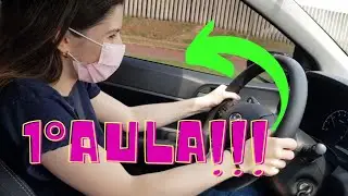 Primeira Aula de Direção na auto escola (Malu) #Autoescola #CNH #RAFAELMORAISINSTRUTOR
