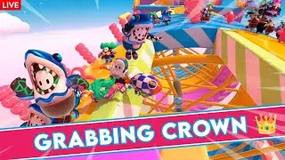 🔴 FALL GUYS  LIVE  | Finding New Shortcuts To Win CROWN || [ Road To 375 Subscribers ]