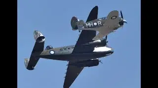 Lockheed Hudson and CAC Boomerang Avalon Airshow 2019