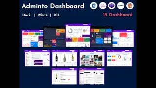 Adminto Responsive Admin Dashboard Template