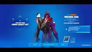 Protocol Pack & Zen Axe Stlye 3 Crew Legacy Set - Fortnite (Season 8)
