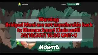 How to Bridge MONI into Monsta Chain 1