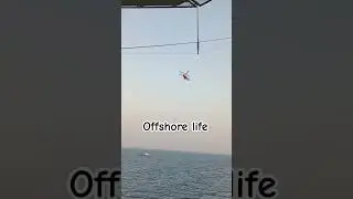 Helicopter landing #lifeatsea #helicopter #sealife #offshore @Offshorelife2014