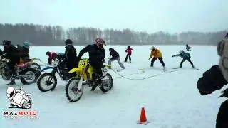 Mazmoto Racing Team in skijoring 2012.02.19., Latvia, Balozhi, Titurgas lake
