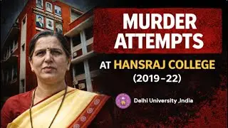 Murder Attempts at Hansraj College (2019&ndash;2022) | Book Trailer 1