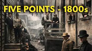 Inside New York&rsquo;s Most Dangerous Slum: The Five Points | AI Remastered