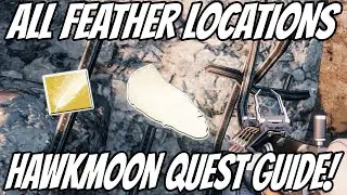 Destiny 2 All Feather Locations Guide - As The Crow Flies Hawkmoon Exotic Quest Guide!