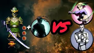 SHADOW WITH KATANA SWORD IMPOSSIBLE DUEL MATCH WITH NEEDLE AND CLERIC
