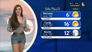 El clima para el Miércoles 14 de Enero del 2026