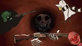 Снова поиграл в инди хорроры | Buckshot Roulette, Revenge of the Colon, Burger&Frights, A Safe Place