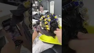 Мужская завивка / Крупные локоны  Perms on Men #hair #mensperm #permformen #hairperm #curlyhair