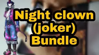 Free fire | gameplay | 8 kills | night clown bundle | clash squad rank 🤡❤️🔥
