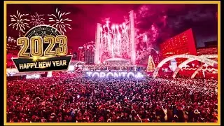 Live New Year 2023 || Toronto Downtown || Countdown || Fireworks || Celebration.
