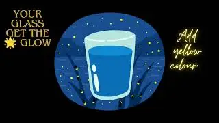 Let's learn how to make water glow tread ⭐✨