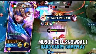 EPIC COMEBACK TERGILA! KIMMY MID LANE HARD CARRY GAMEPLAY | BUILD TOP 1 GLOBAL KIMMY MLBB
