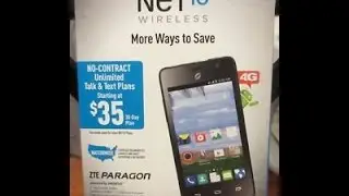Распаковка смартфона ZTE Paragon