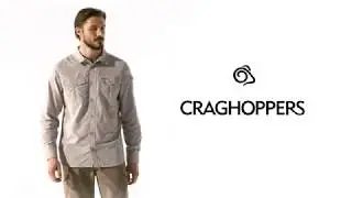 Craghoppers NosiLife Mens Adventure II LS Shirt (CMS605) || Purple Turtle