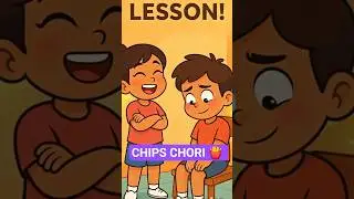 😆 MINI NE CHINTU KO PAKAD LIYA | Funny Chips Chor Story 🍟 | #tinytellyshow #tinytellyfun #kidsshorts