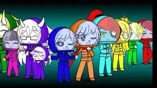 Los de Undertale juegan among us ( Gacha club ). (original seguramente no XD)