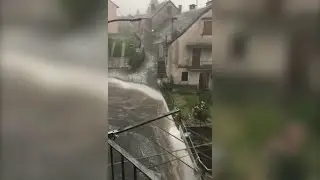 Altre immagini del temporale in Ossola, strade come fiumi in valle Vigezzo