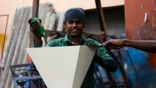 Glass bottle crusher  for 100% Recycling