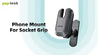 pop-tech Car Mount for Socket Grip, Socket Phone Holder for Car Center Console