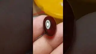 #natural  hessonite garnet●1Pcs●Dimensi est.21x13,5x5  mm●#info #whatsapp 085795075177#video