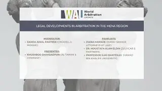Legal Developments In Arbitration In The MENA Region