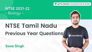 NTSE Previous Year Questions Tamil Nadu | Biology | Foundation & NTSE | Sona Singh
