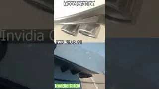 Invidia Q300 vs R400 Catback sound battle