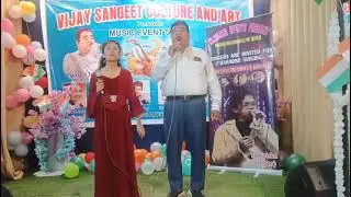 Main Suraj hoon tu meri Kiran with my co singer Tanishqa khapre cover by Vijay khatura 