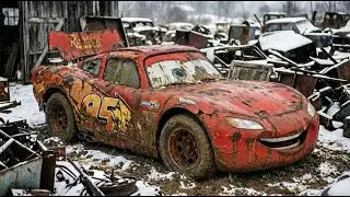 ASMR Car Restoration Full Episodes | Lightning McQueen From Scrap Condition to Racing Legend