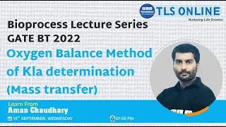 Oxygen Balance Method of Kla determination (Mass transfer)