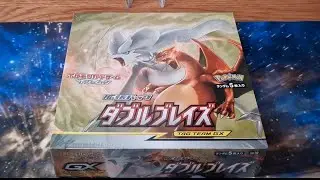 Pok&eacute;mon Double Blaze Japanese Booster Box Opening!