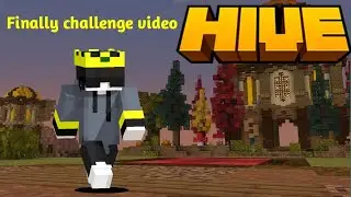 Finally minecraft pe hive bedwars challenge 