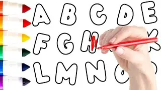ABC Coloring Pages | Learning ABC Letter Alphabets Colours and Song
