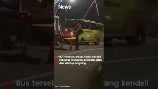 Bus Cahaya Trans Terguling di Tol Krapyak Semarang: 15 orang Meninggal Dunia, 19 Luka