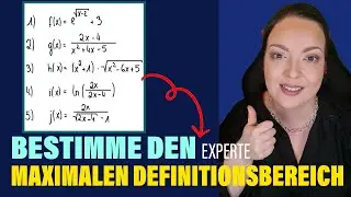 MATHE ABI: Maximaler Definitionsbereich (Experte) | ABI 23