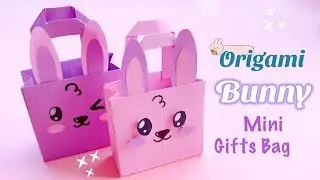 Origami 🐰 Bunny Gifts Bag Idea | Easy & Cutest gifts for your best friend #origami