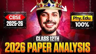 Valentines Day Special | 2025 Boards Paper Analysis Physical Education Class 12 CBSE Boards 2025-26