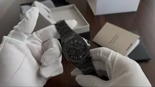 D1 Milano Gun Metal Skeleton Automatic Wrist Watch 41.5mm