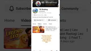 rip leo 🥲🥲🥲🥲 ... song for you Anand maid please see in that Channel 18 skating