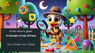 Detective Duck Finds Every Shape 🦆 | Shape Adventure Rhyme for Kids | Preschool Learning Song