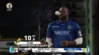 What A Madness of Final Over CPL 2021 Tokyo Cricket