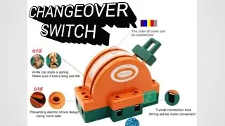 100A Single phase Manual Changeover 