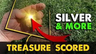 From End Zone to TREASURE Zone: Metal Detecting at OLD Football Field!